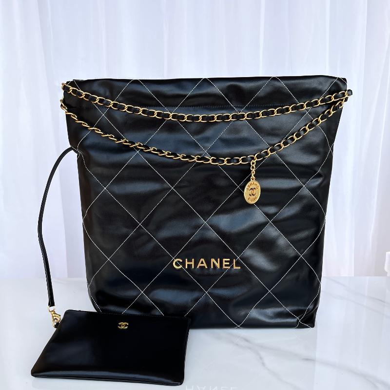Chanel Handbags AS3262 Cowhide Black